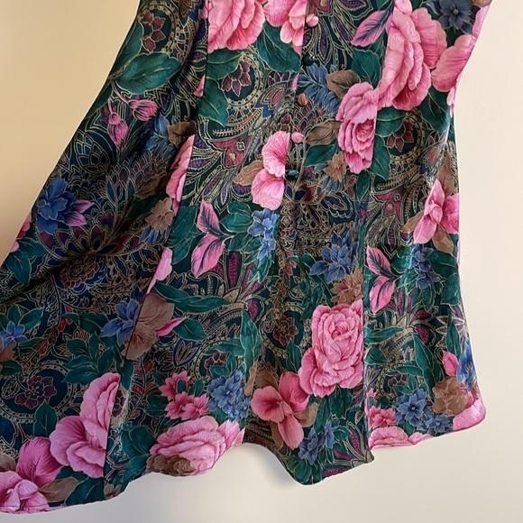 VTG 90s Victorias Secret Babydoll Nightie Gold Med Satin Mini Scallop Y2K VS - Picture 5 of 12